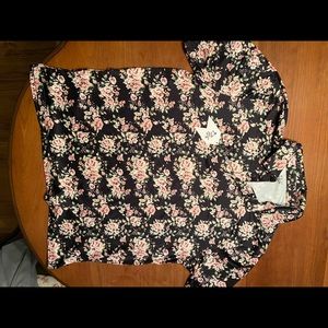 1776 flowered golf polo. NWT